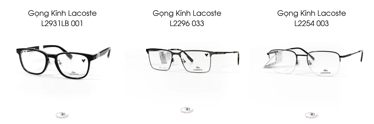 Gọng kính Lacoste – Tinh Thần Thể Thao Thanh Lịch
