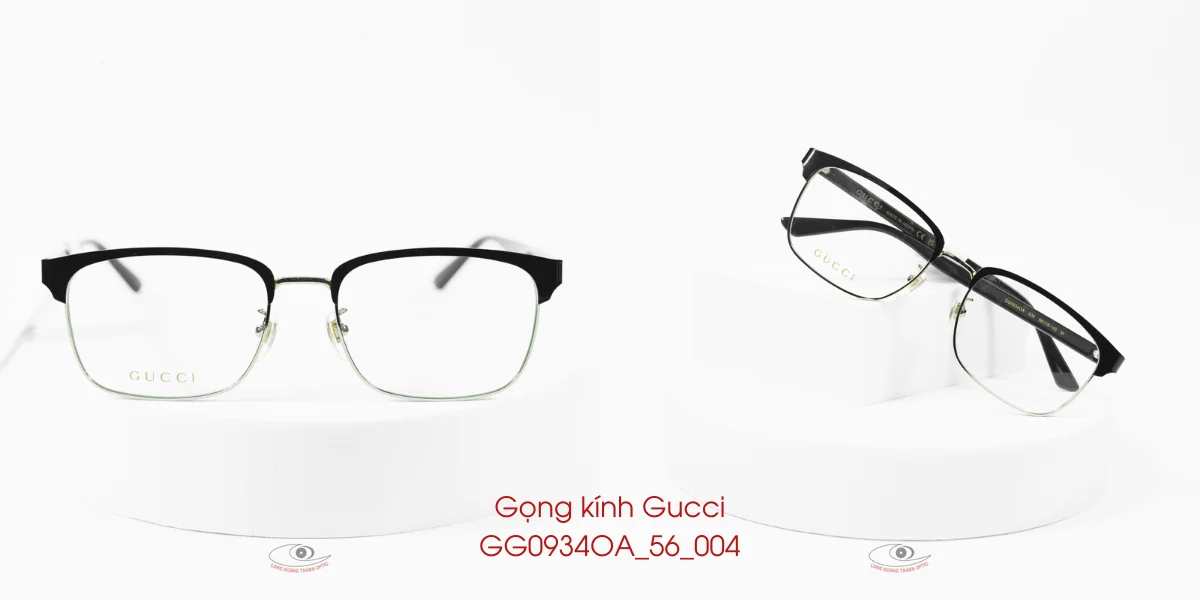 Gọng Kính Gucci GG0934OA-56-004 - Gọng kính cận nam nữ chính hãng đẹp