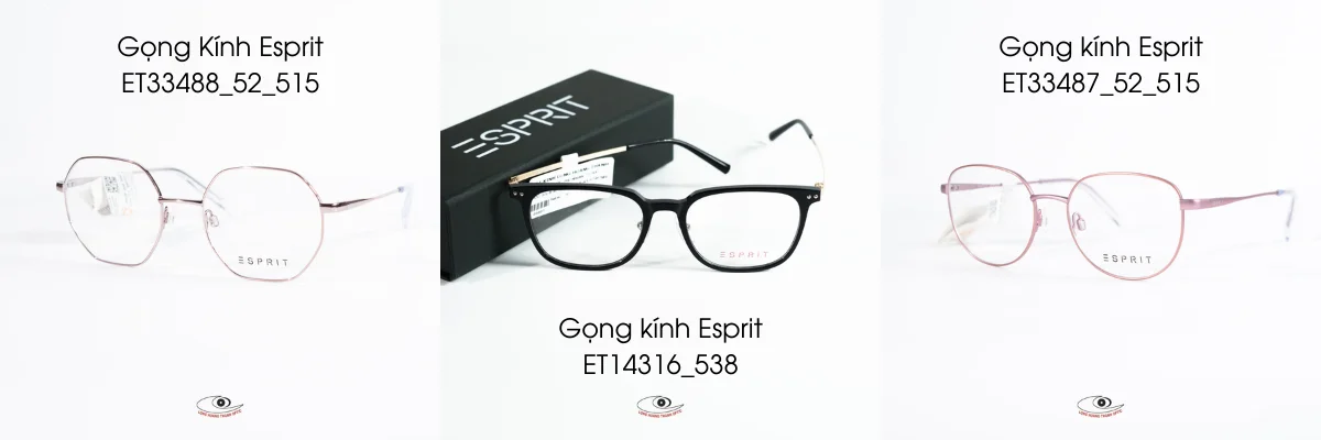 Gợi ý gọng kính Esprit phù hợp lứa tuổi học sinh, hợp ví tiền sinh viên