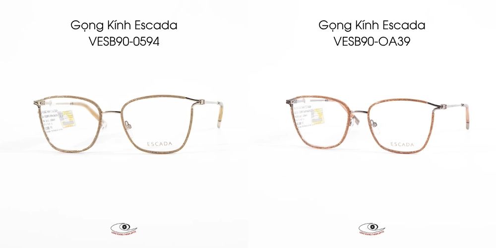 Gọng kính mắt mèo chính hãng Escada - Mua ngay tại Mắt kính Long Hoàng Thành Đà Nẵng, Huế