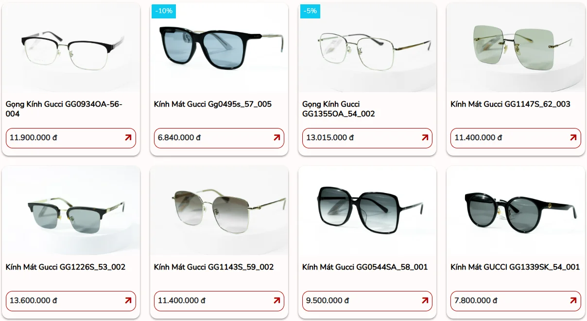 Gọng Kính Cận Nam Gucci Chính Hãng Đáng Mua