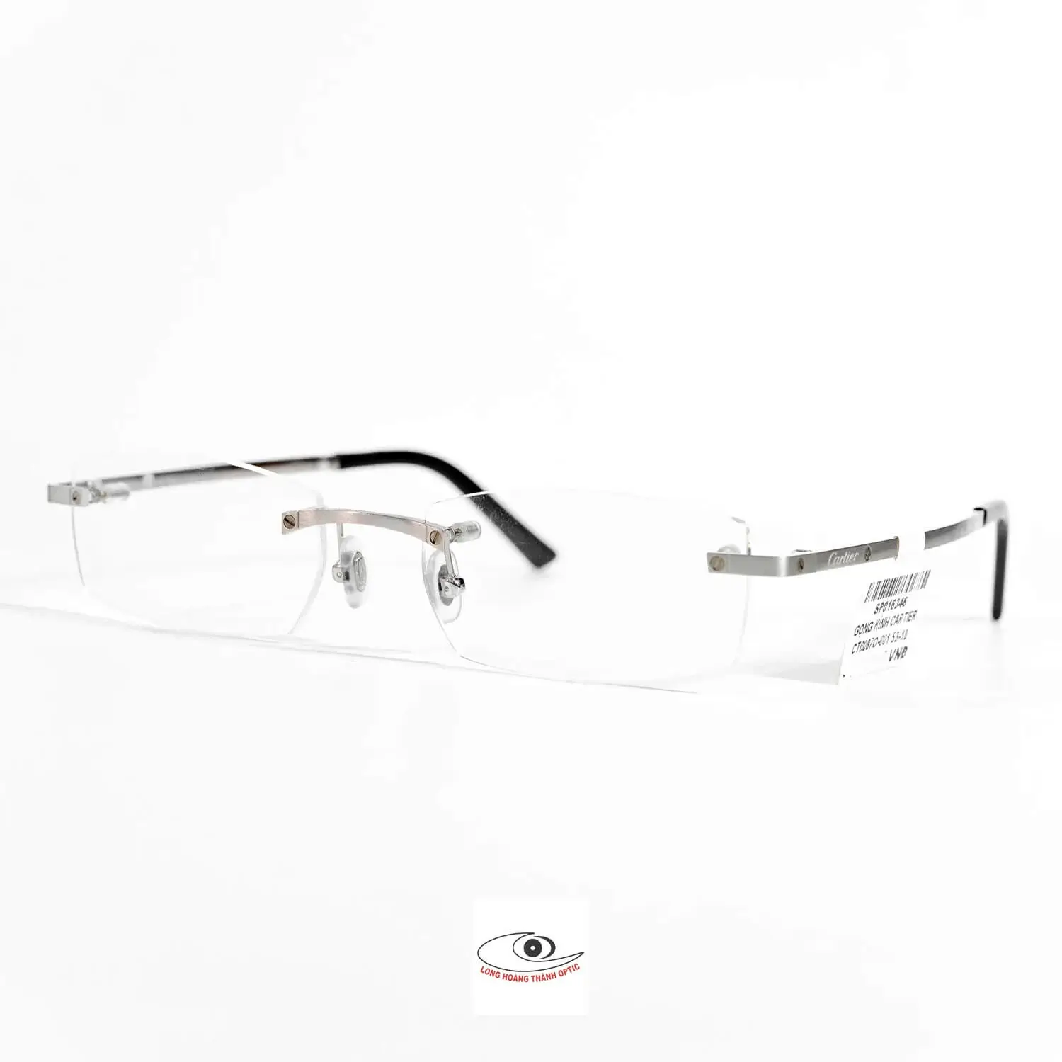 Mua gọng kính vàng cartier chính hãng tại Long Hoàng Thành