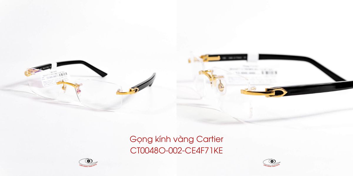 Mua gọng kính mạ vàng Cartier tại Huế giá bao nhiêu?