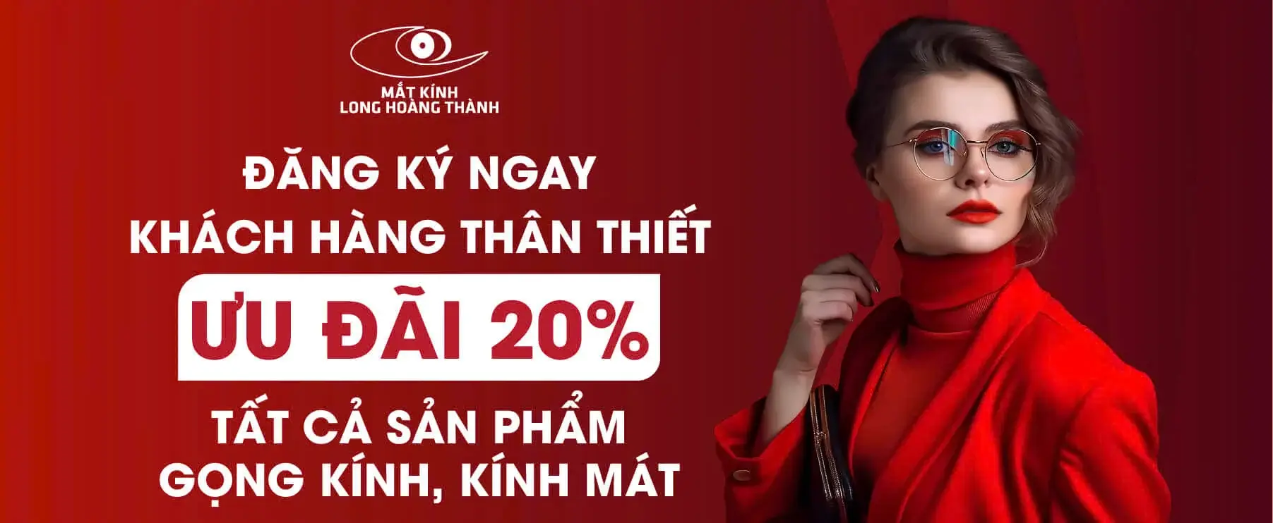 Ưu đãi gọng kính, kính mát, kính râm khách hàng thân thiết