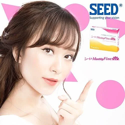 Kính áp tròng chính hãng Seed giá tốt tại Mắt kính Long Hoàng Thành