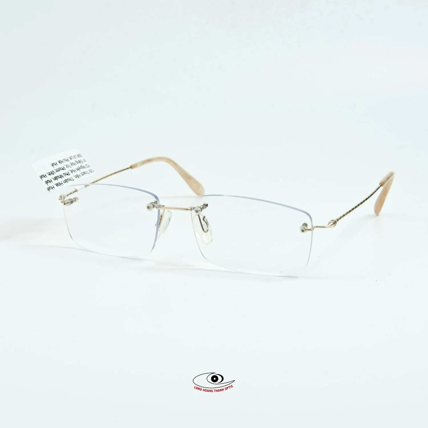Gọng kính mạ vàng Cartier K18PG – Gọng kính cận nữ sang trọng từ Paris