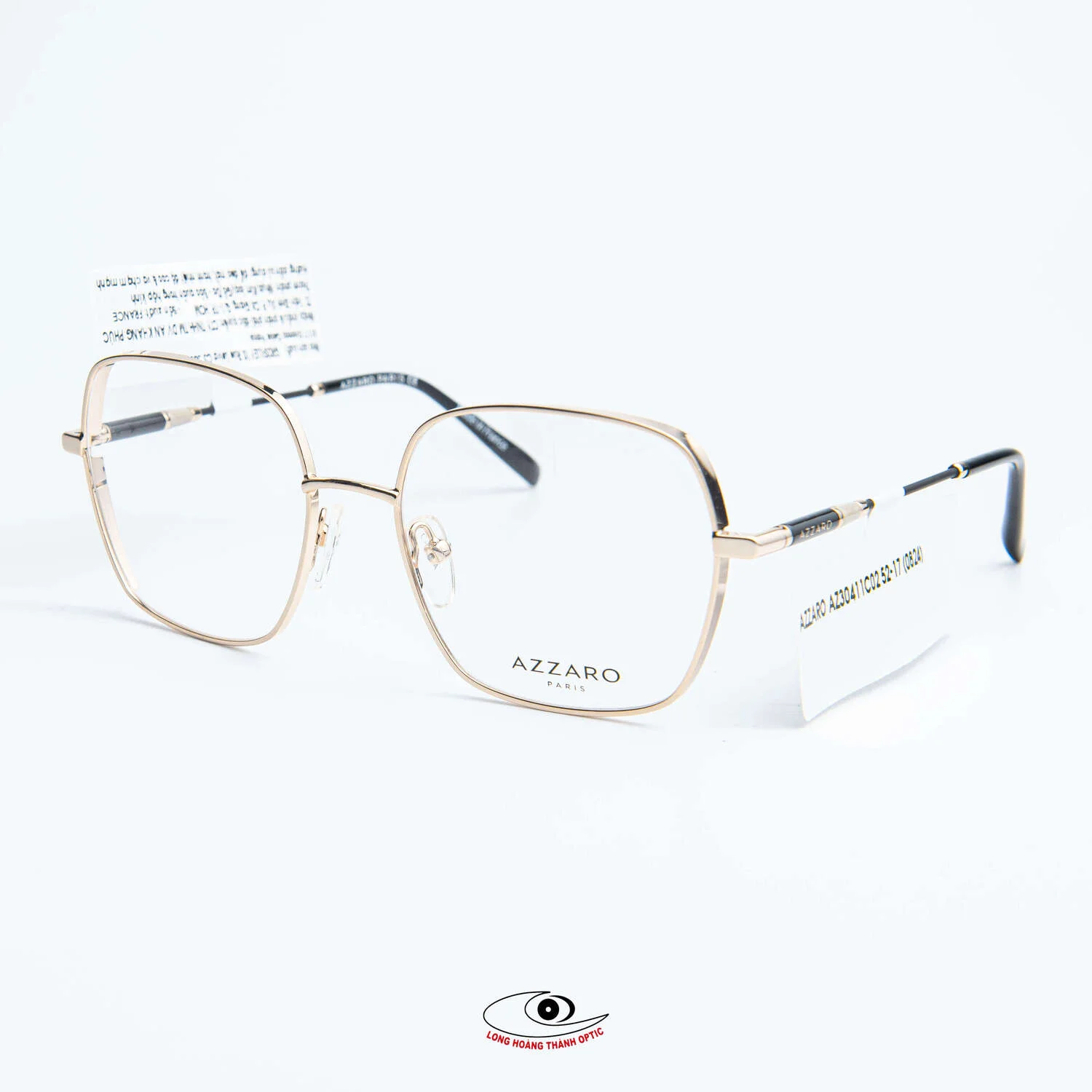 Gọng Kính Cận Azzaro AZ30411 c02 54-17 (0824) – Nét Đẹp Của Sự Sang Trọng Nhưng Vẫn Rất Nữ Tính
