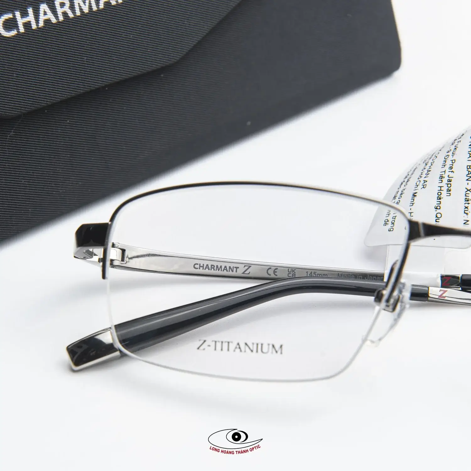 Bảng giá gọng kính cận nam Charmant Z ZT27093_54_GR tại Huế Đà Nẵng