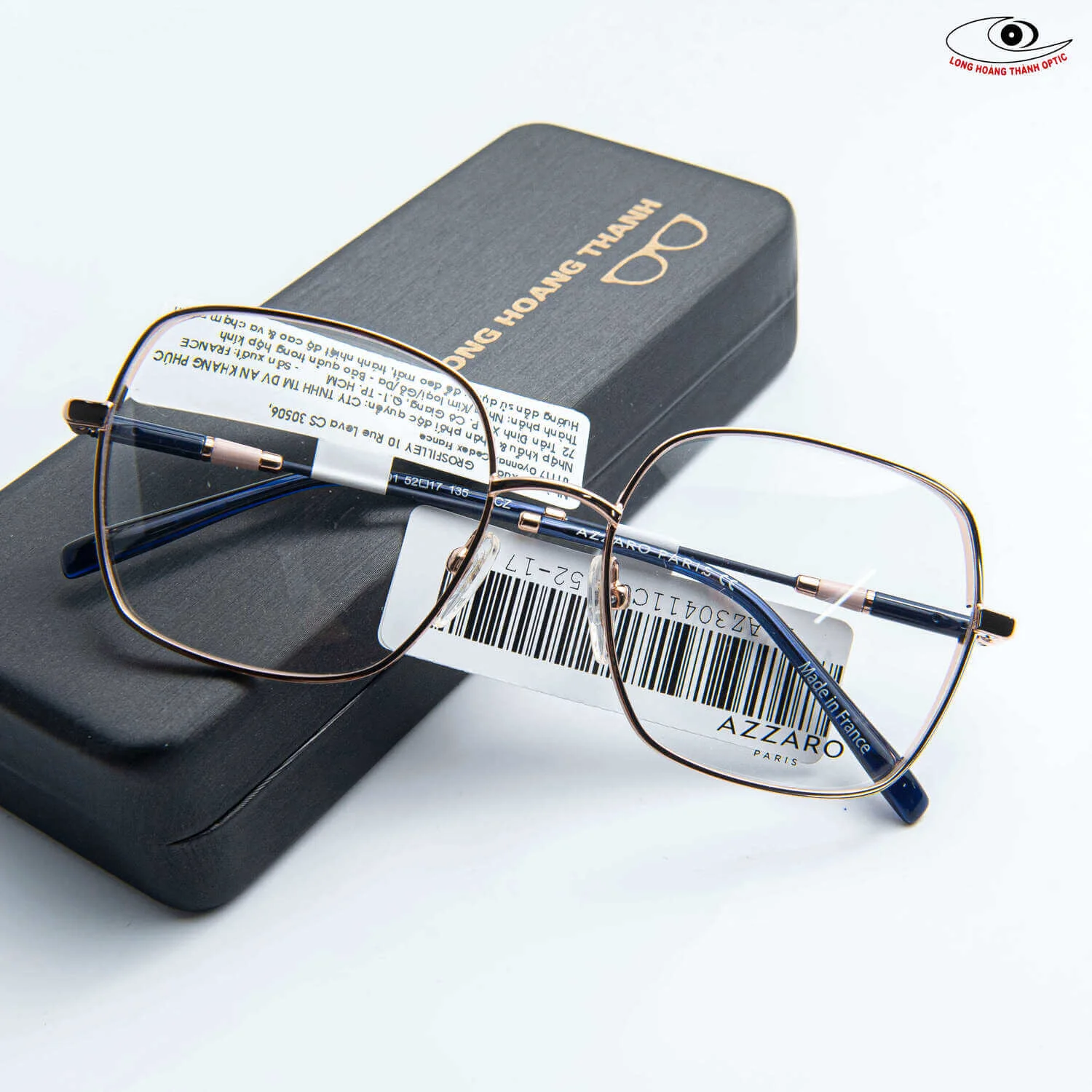 Gọng Kính Kim Loại AZ30411 giá bao nhiêu? Gọng kính cận nữ chính hãng tại Huế, Đà Nẵng
