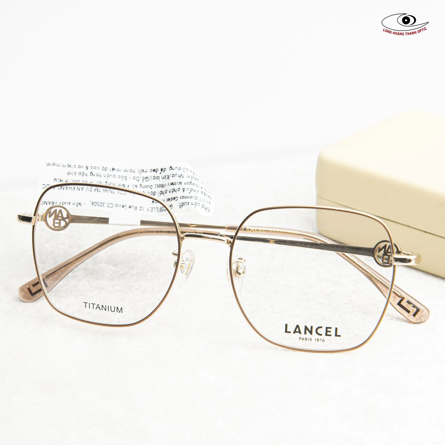 Bảng giá gọng kính cận nữ Lancel LA93014 C01 tại Huế, Đà Nẵng