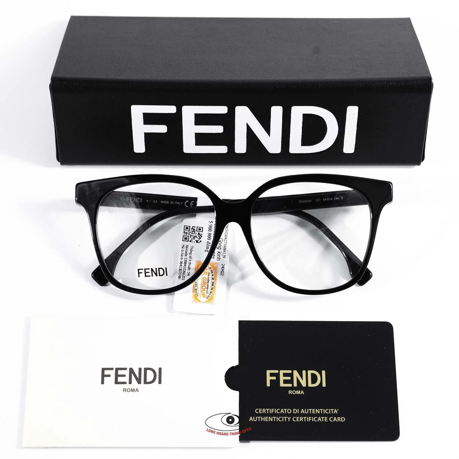 Địa chỉ mua Gọng kính cận chính hãng FENDI FE50058F_54_001 giá tốt nhất tại Huế, Đà Nẵng