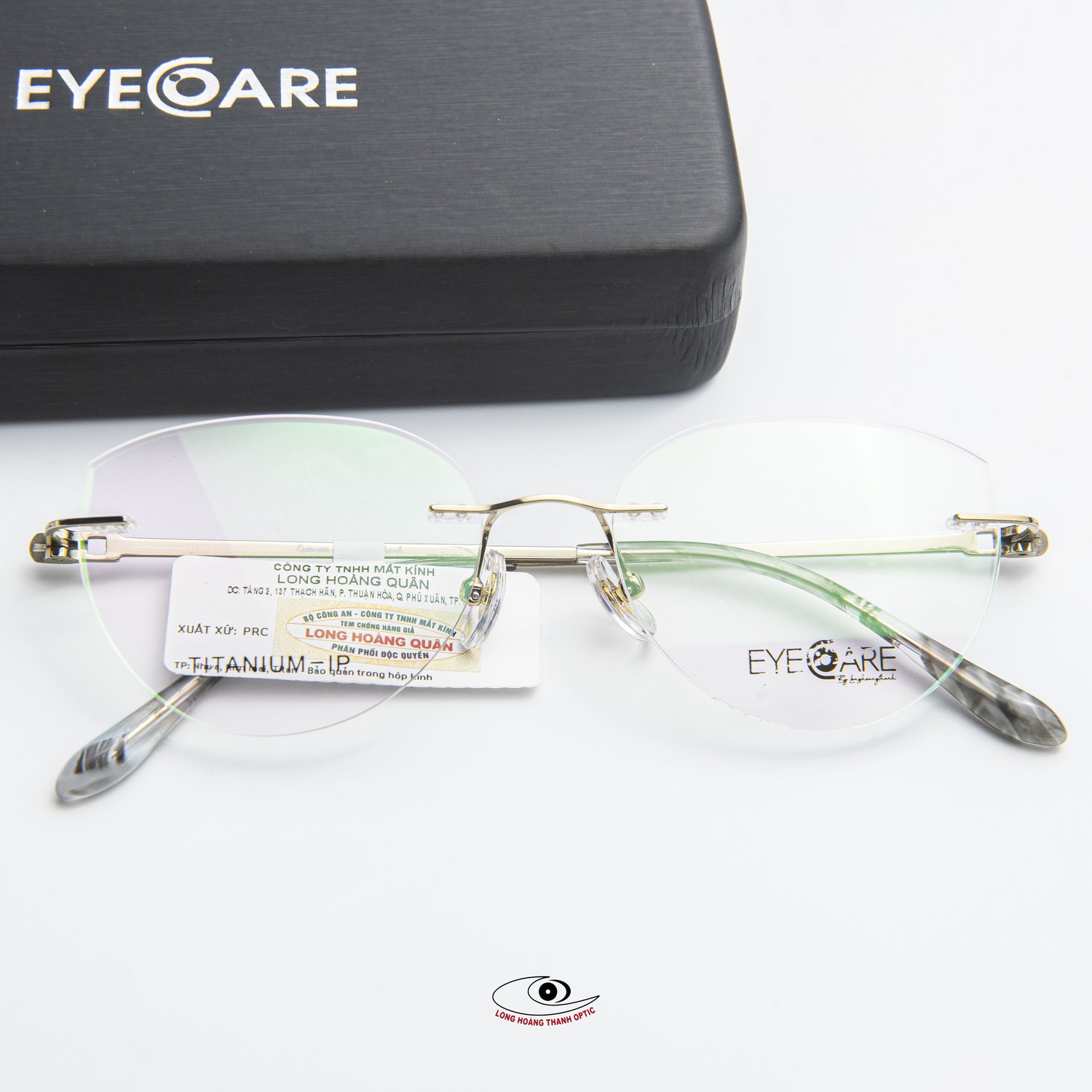 Gọng kính khoan giá ổn - Thương hiệu eyecare