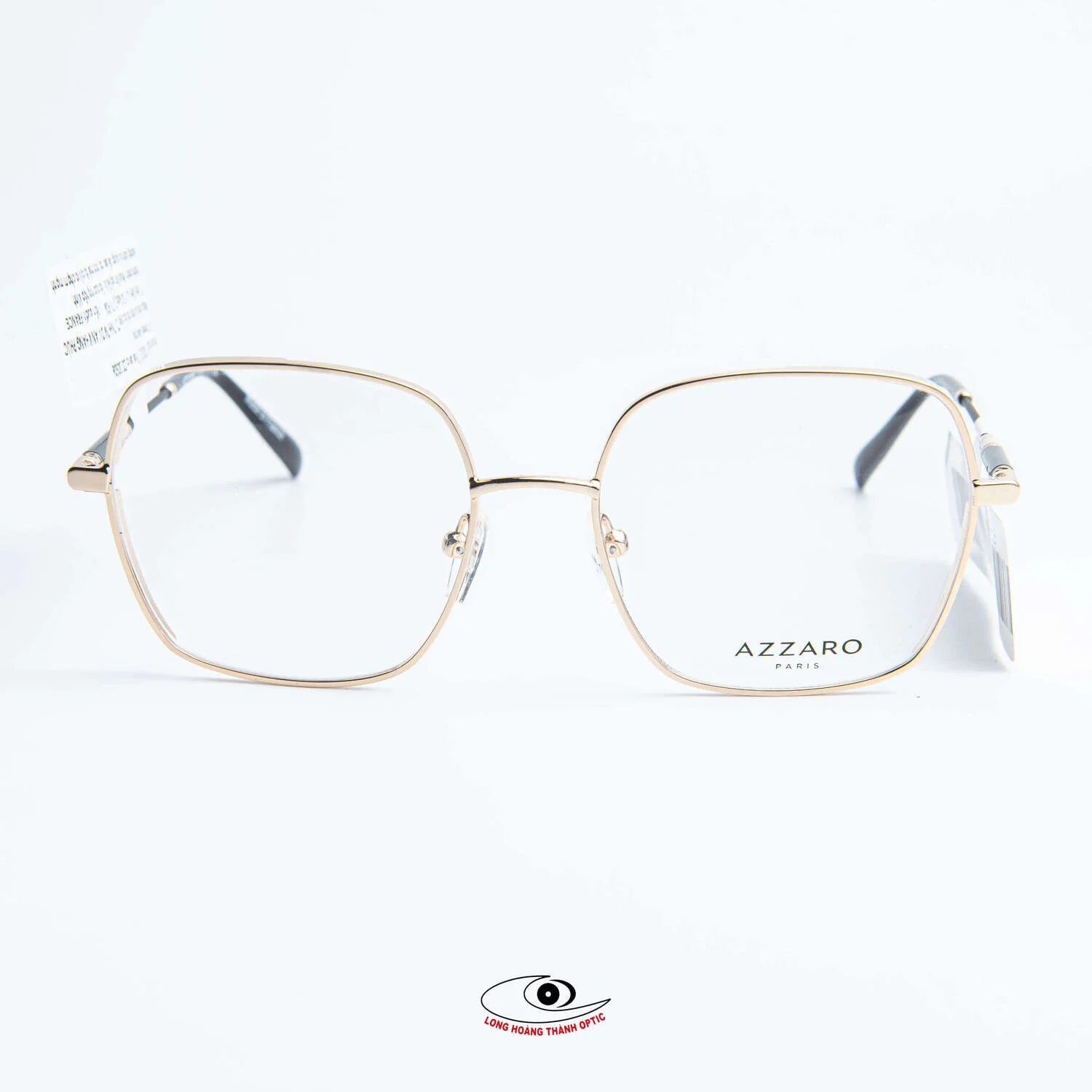Gọng Kính Cận Nữ Azzaro AZ30411 c02 54-17 (0824) – Gọng Kính Kim Loại Cho Mặt Tròn