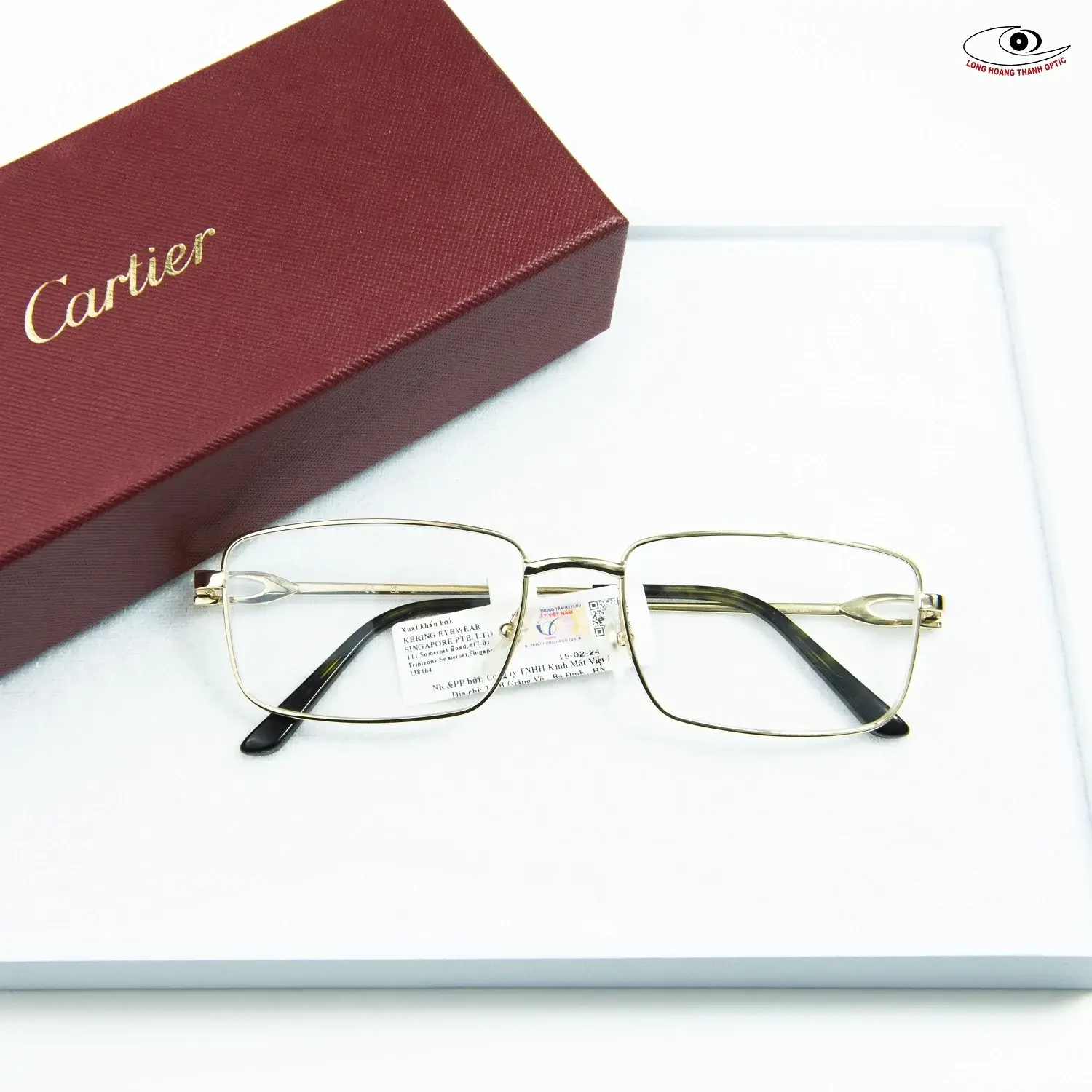 Thông số gọng kính mạ vàng Cartier CT0369O-004-G34G00JF - Mua ngay tại Huế, Đà Nẵng