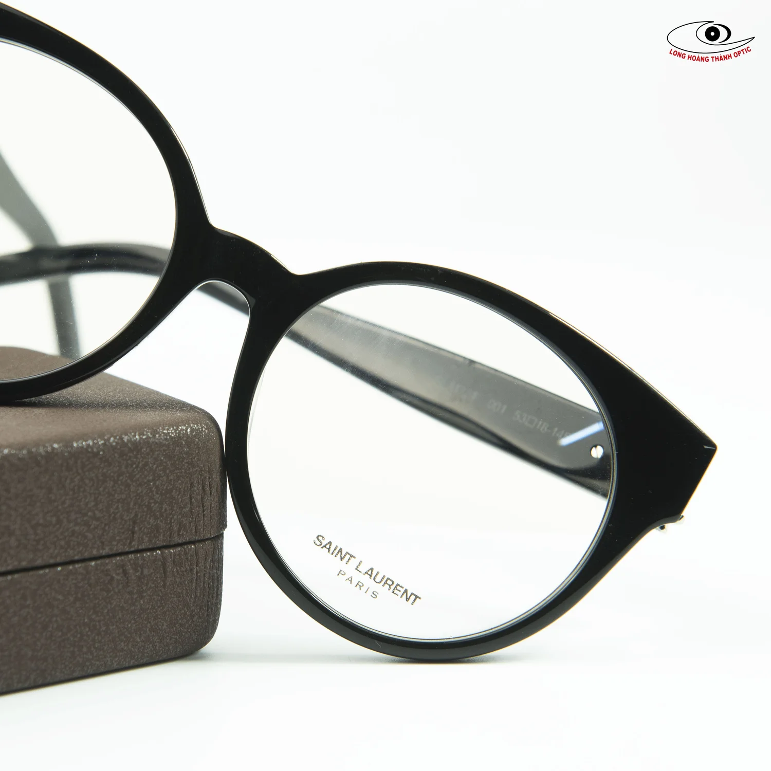 Gọng kính cận nam nữ chính hãng Saint Laurent SLM32F 53 001 tại Huế Đà Nẵng