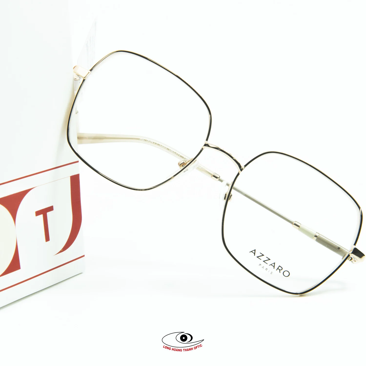 Bảng giá Gọng kính cận nữ kim loại Azzaro AZ30411C03 tại Long Hoàng Thành Huế, Đà Nẵng