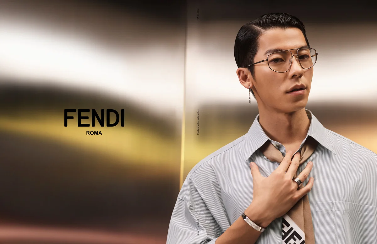 Mắt kính Fendi nam titan – mạnh mẽ và đẳng cấp