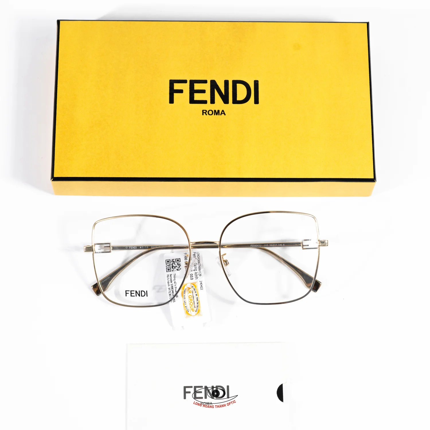 Gọng kính hàng hiệu FENDI FE50041U_56_010 giá tốt tại Mắt Kính Long Hoàng Thành