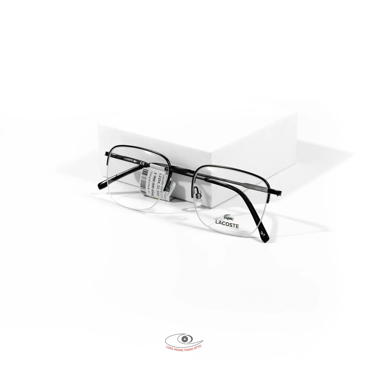 Gọng kính hàng hiệu Lacoste giá tốt tại Mắt Kính Long Hoàng Thành