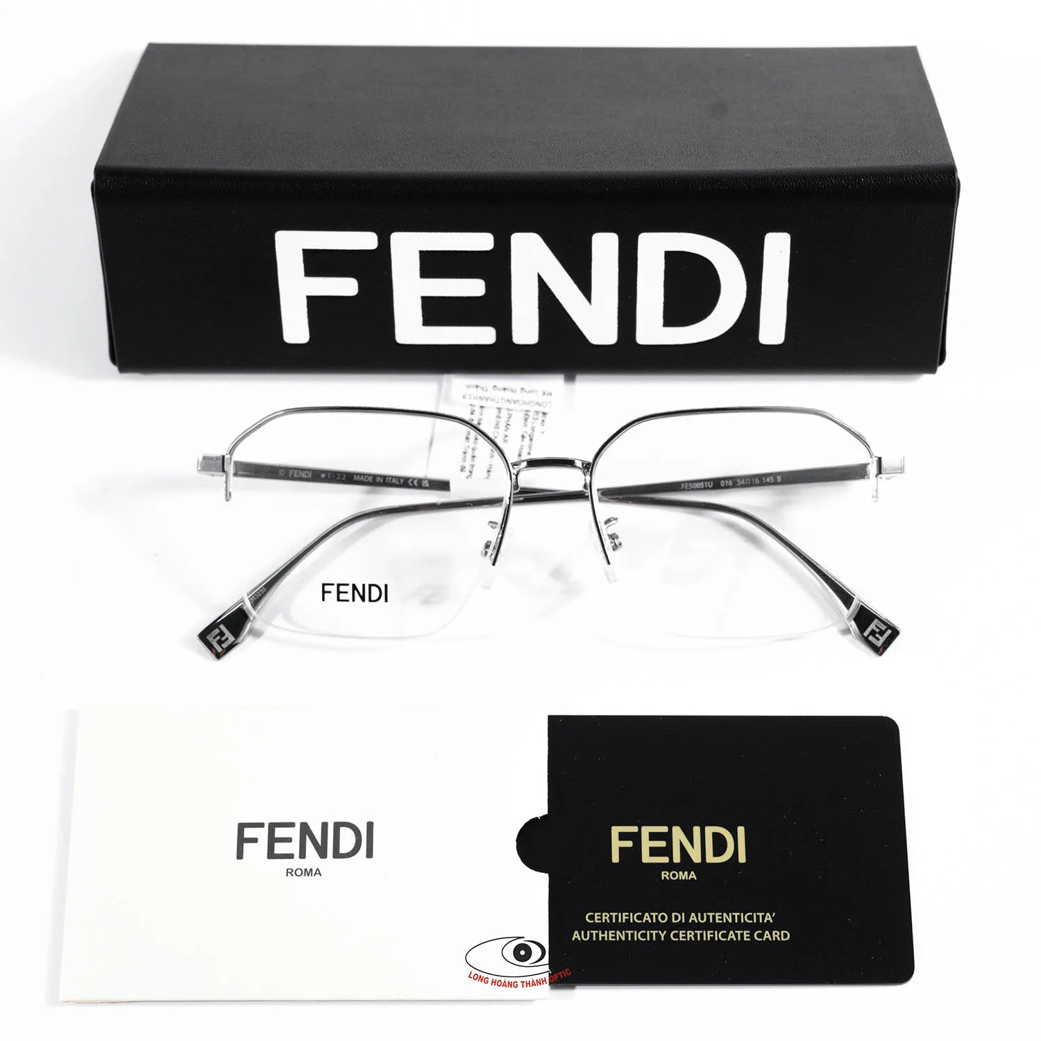 Địa chỉ mua Gọng kính cận chính hãng FENDI FE50051U_54_016 giá tốt nhất tại Huế, Đà Nẵng