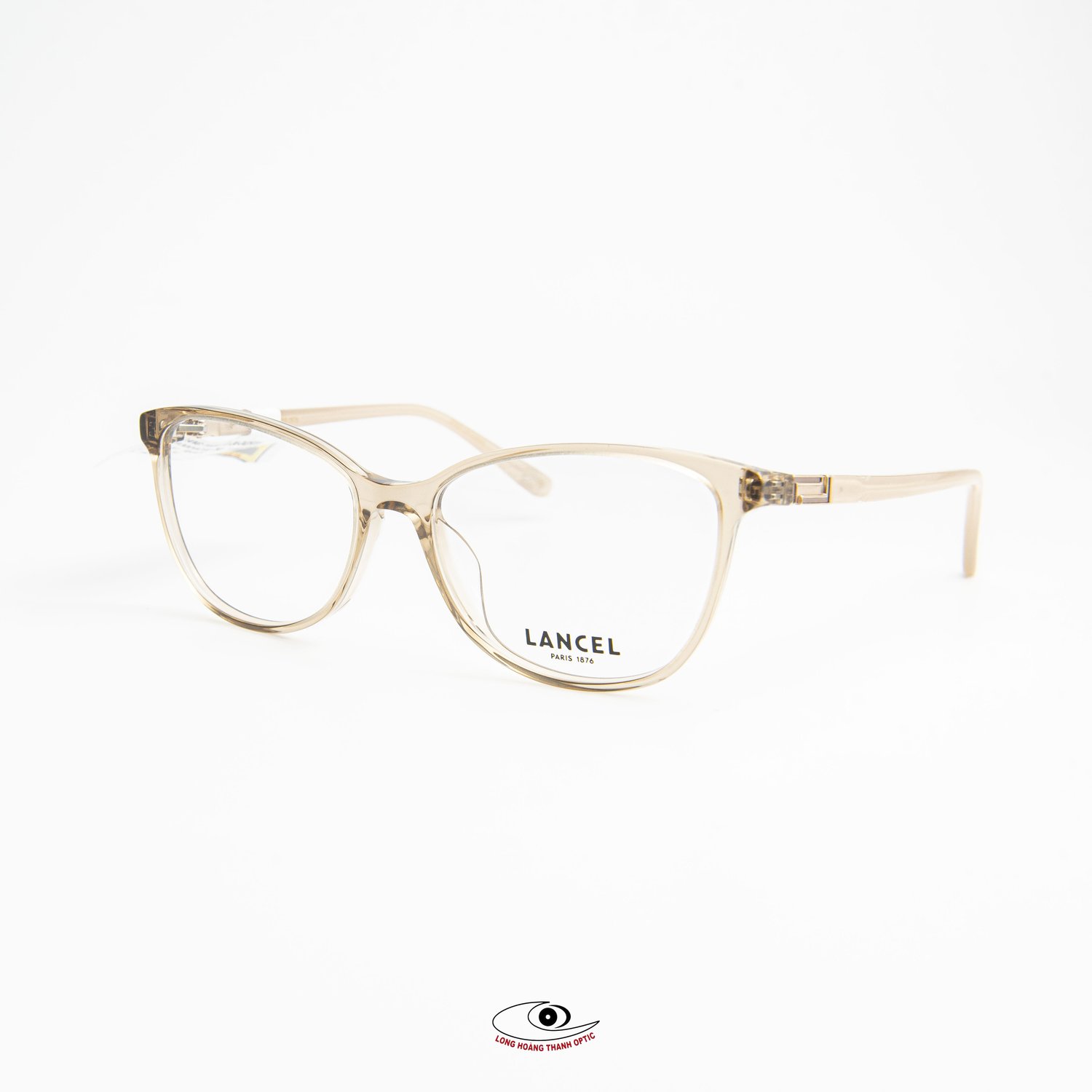 Gọng Kính Lancel LA93004 C02 - Nhẹ nhàng và đẹp đẽ với màu be dịu mát.