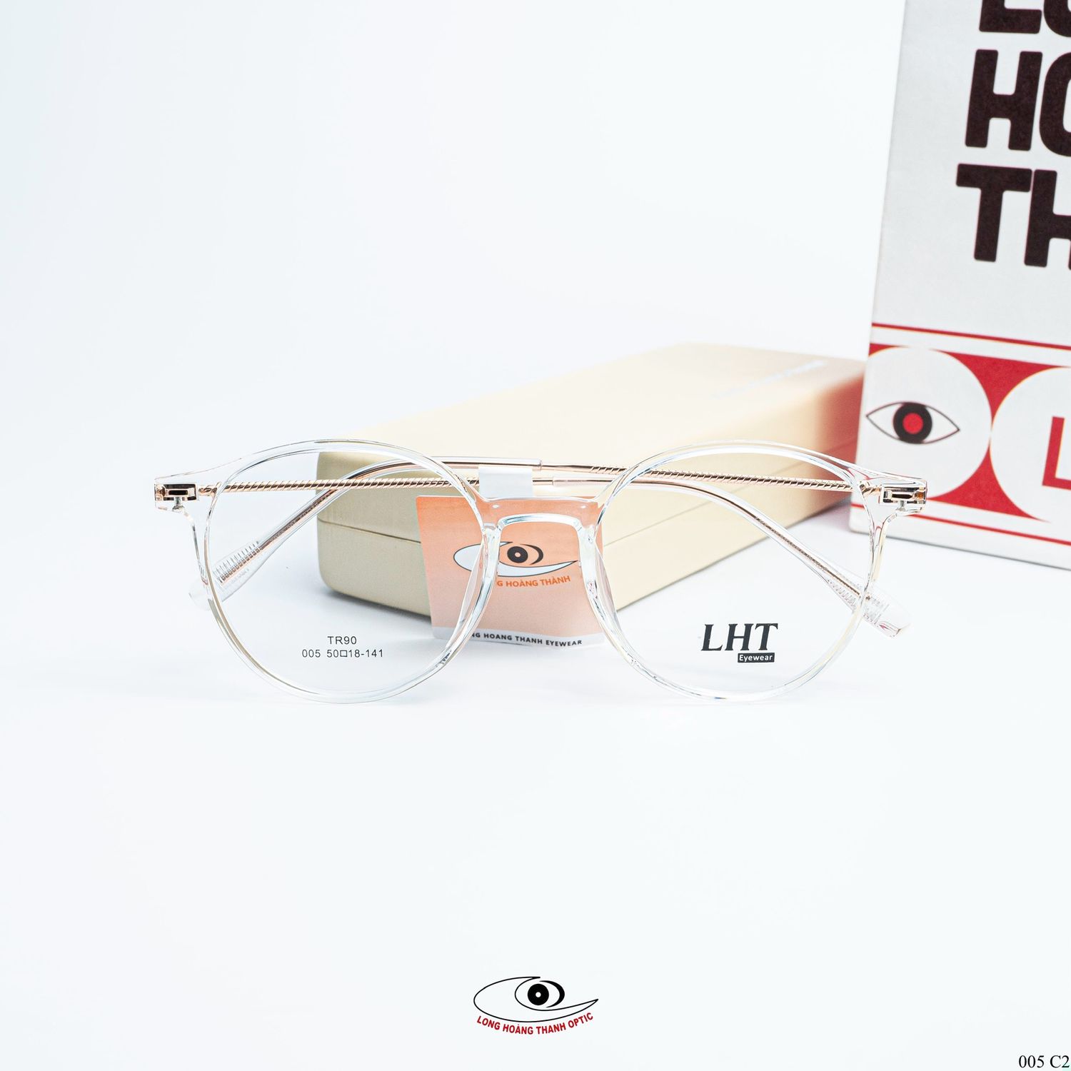 gọng kính cận tròn bầu tại huế