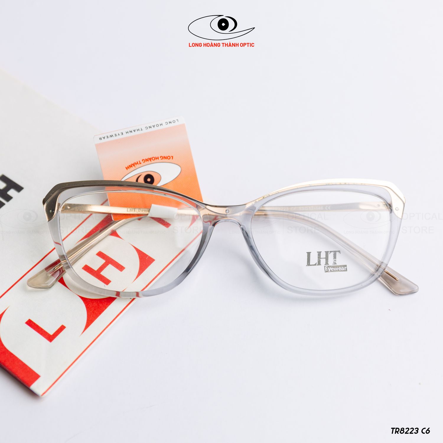 Gọng kính cận mắt mèo LHT Eyecare