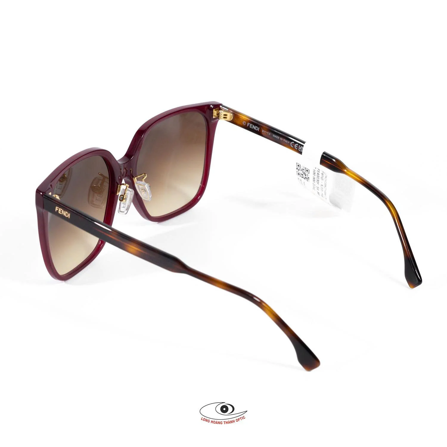 Kính râm hàng hiệu Fendi tốt Mắt Kính Long Hoành Thành