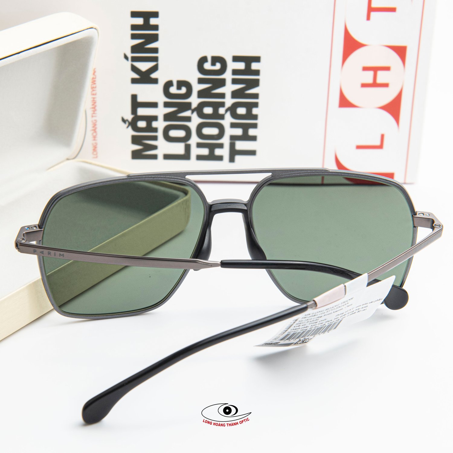 Kính Mát Parim 76042 S1 PR - Gọng kính phi công kim loại cao cấp dành cho nam.
