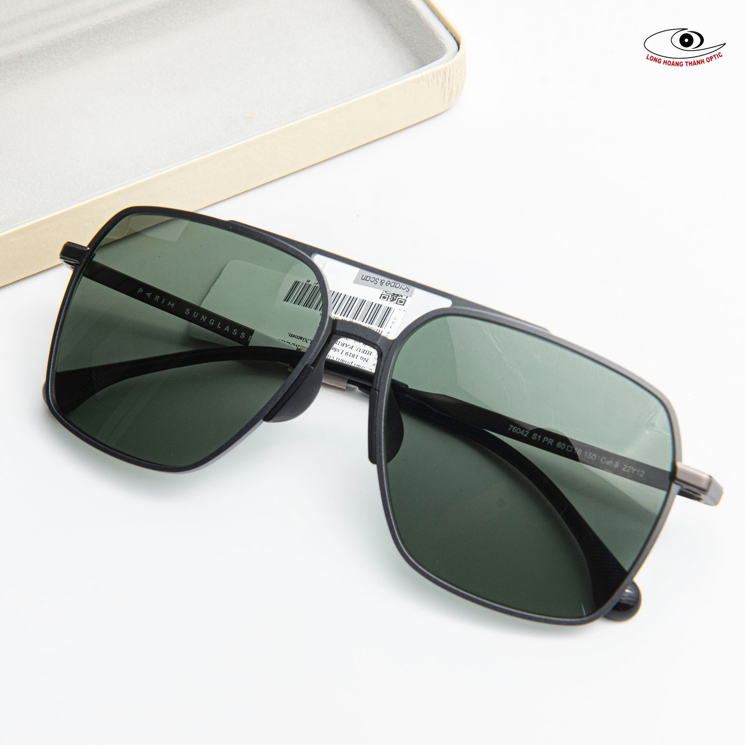 Kính Mát Parim 76042 S1 PR - Kính mát chính hãng với thiết kế cầu đôi sang trọng.