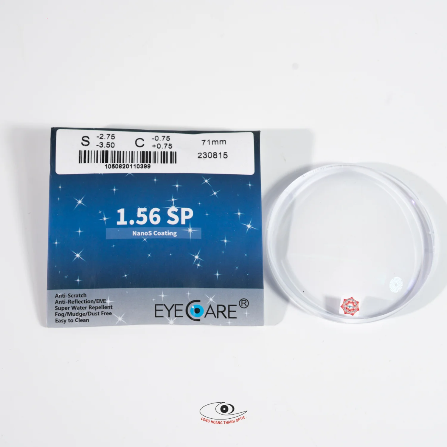 Địa chỉ mua tròng kính chính hãng 1.56 SP NANOS By Eyecare giá tốt nhất tại Huế, Đà Nẵng