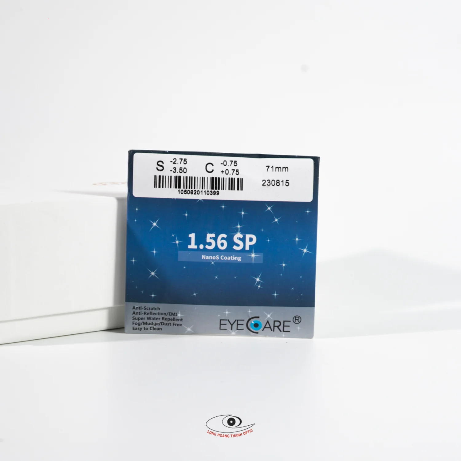 Tròng kính chính hãng 1.56 SP NANOS By Eyecare tại Huế, Đà Nẵng