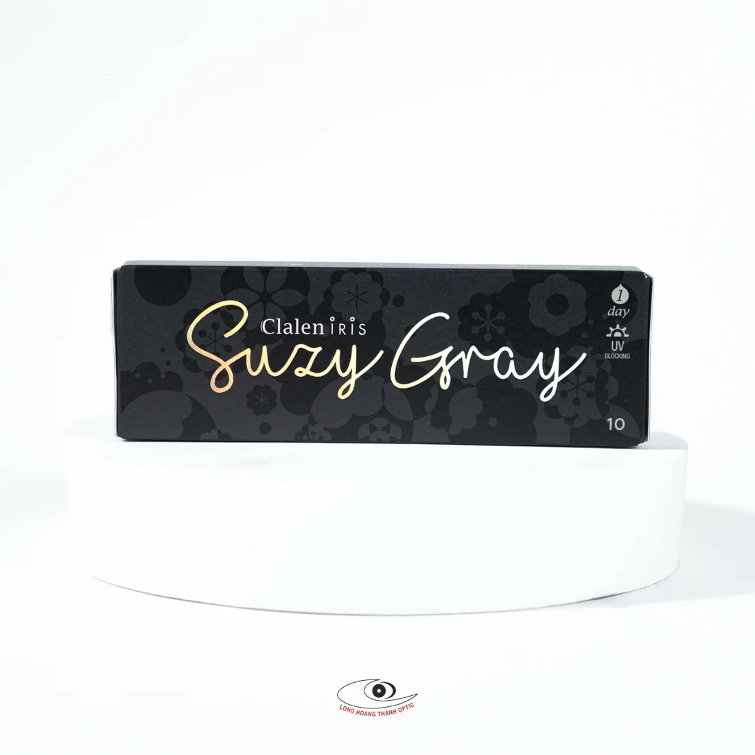 Kính Áp Tròng 1 Ngày Màu Xám Clalen Iris Suzy Gray