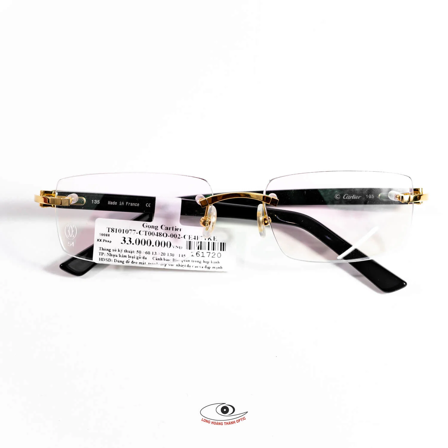 Gọng Kính Cartier CT0048O-002-CE4F71KE