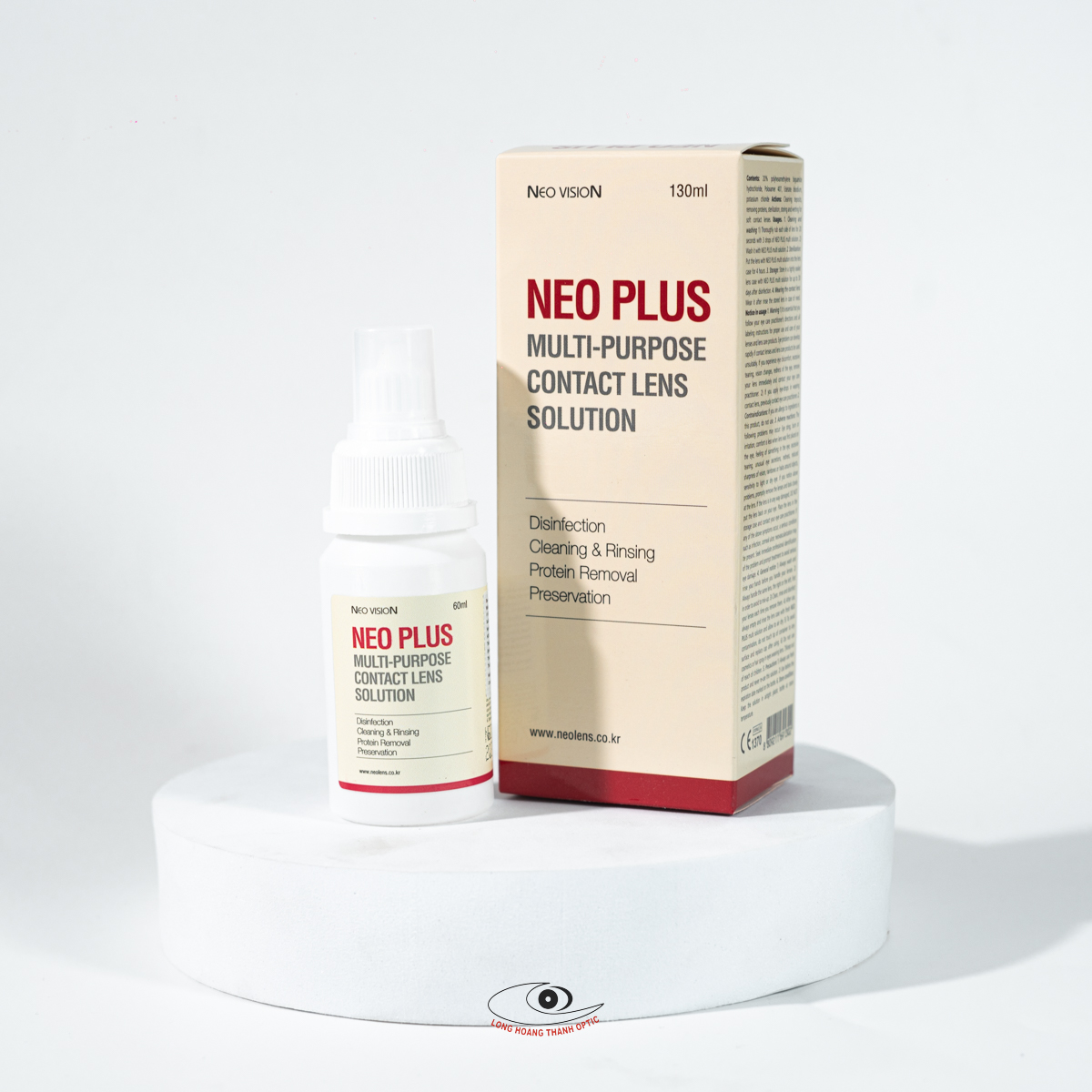 Nước Ngâm Rửa Kính Áp Tròng Neo Plus (130ml)