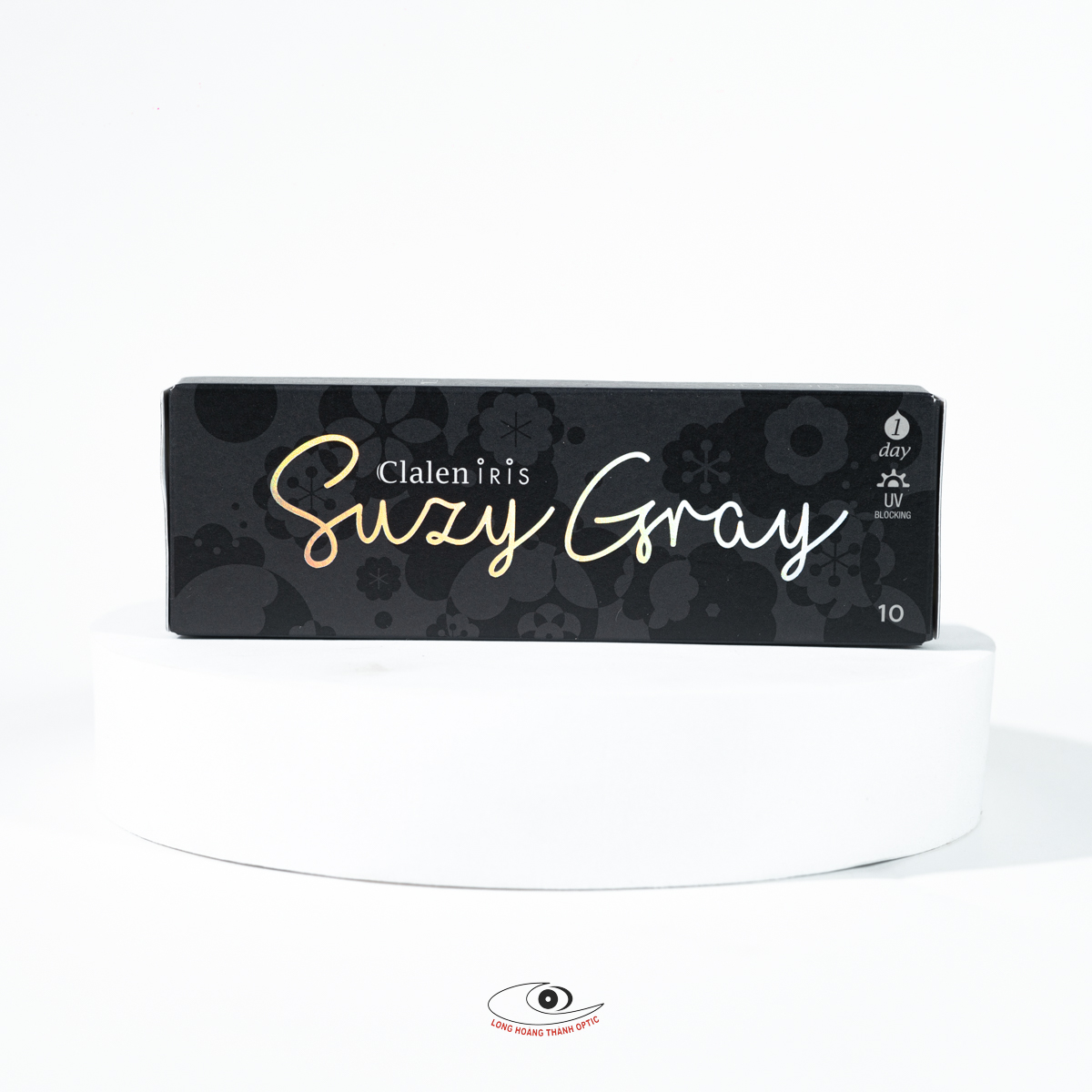 Kính Áp Tròng 1 Ngày Màu Xám Clalen Iris Suzy Gray